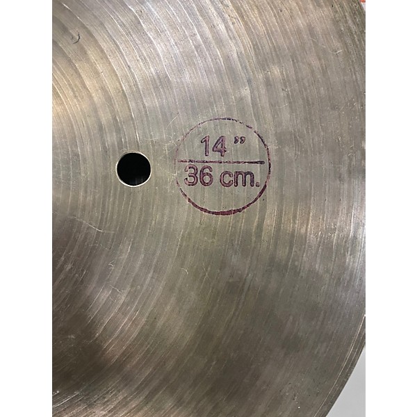 Used UFIP 14in HI HAT BOTTOM Cymbal