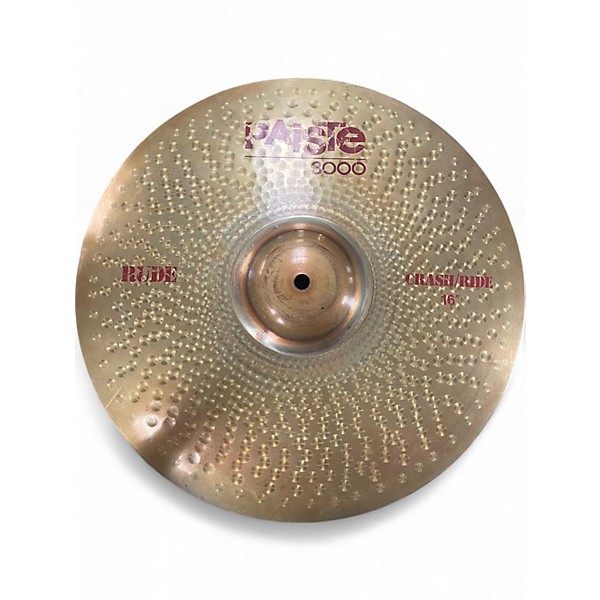 Used Paiste 16in 3000 RUDE Cymbal