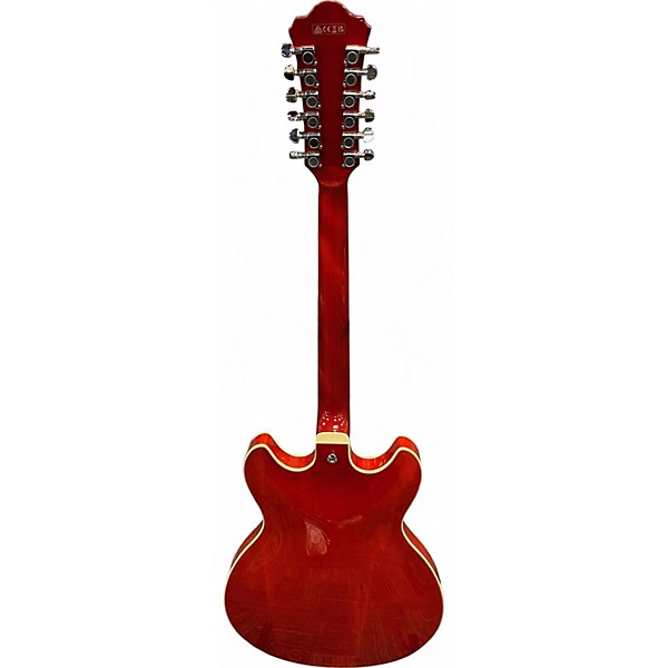 Used Ibanez AS7312 12 String Artcore RED Hollow Body Electric Guitar