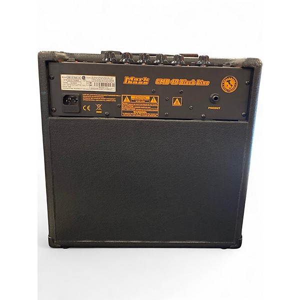 Used Markbass CMB 101 Black Line 1x10 Bass Combo Amp