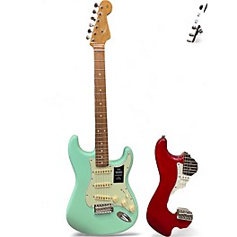 Used Fender Vintera 60s Stratocaster Surf Green Solid Body Electric Guitar