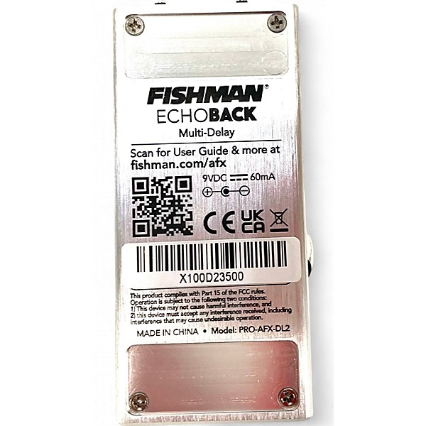 Used Fishman AFX ECHOBACK Effect Pedal