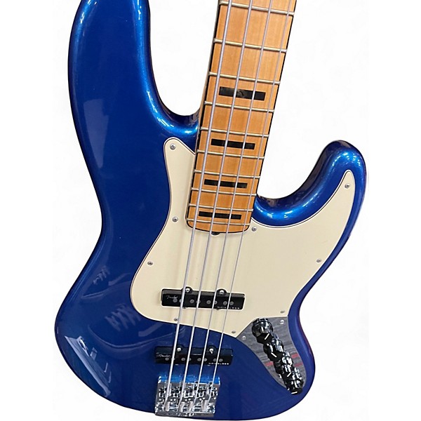 Used Fender American Ultra Jazz Bass Blue Electric Bass Guitar