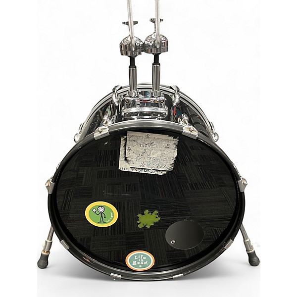 Used Slingerland 4 Piece Spirit Drum Kit Black Drum Kit