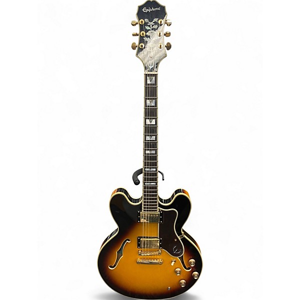 Used Epiphone Sheraton II Pro 2 Color Sunburst Hollow Body Electric Guitar,New Products : American Fashion Style Bags On Sale
