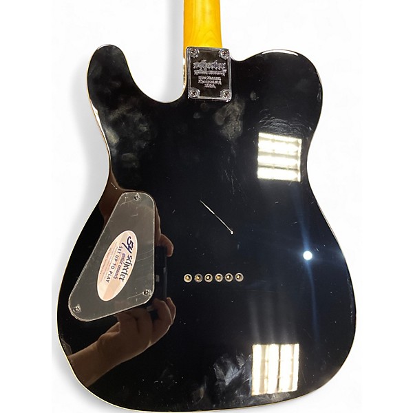 Used Schecter Guitar Research pete townshens diamond serise Black Solid Body Electric Guitar