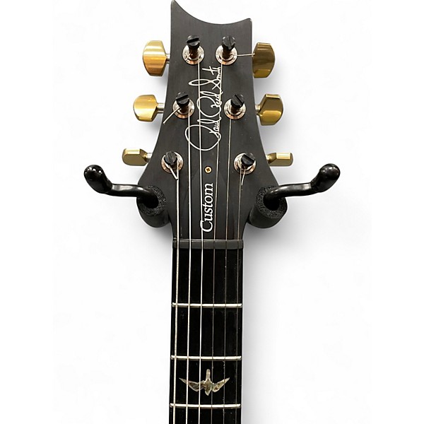 Used 2018 PRS Wood Library Custom 22 semi-hollow Midnight Wine Hollow Body Electric Guitar