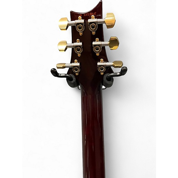 Used 2018 PRS Wood Library Custom 22 semi-hollow Midnight Wine Hollow Body Electric Guitar