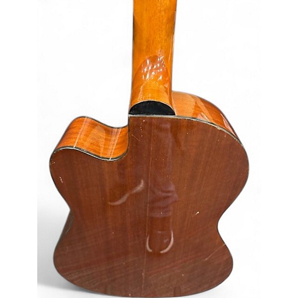 Used Takamine EG124C Natural Classical Acoustic Electric Guitar