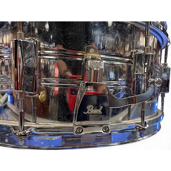 Used Pearl 14in STEEL SNARE STEEL Drum