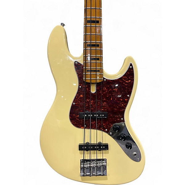 Used Marcus Miller V5 Antique White Electric Bass Guitar