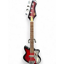 Vintage 1960s Teisco ORPHEUS BASS RED BURST Electric Bass Guitar