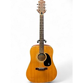 Vintage 1976 Epiphone FT-200 Bicentennial  Natural Acoustic Guitar