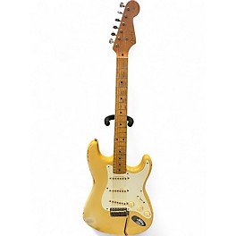 Used 1998 Fender Custom Shop 50s Stratocaster Relic Blonde Solid Body Electric Guitar
