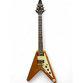 Used Epiphone 1958 Korina Flying V Natural Solid Body Electric Guitar