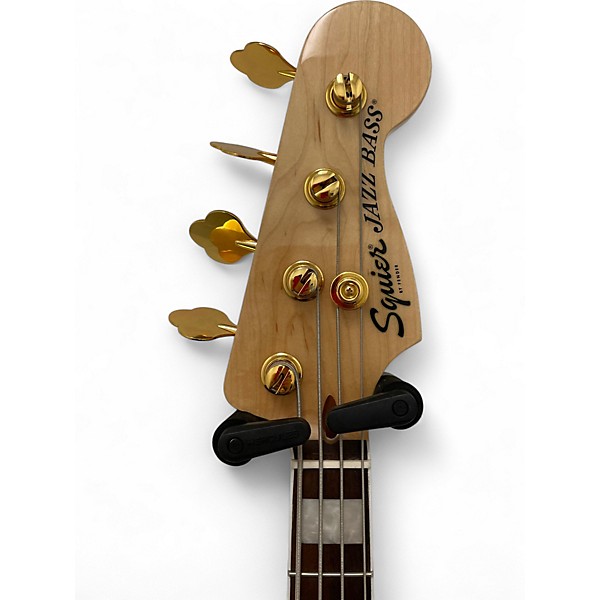 Used Squier  40TH ANNIVERSARY JAZZ BASS OLYMPIC WHITE Electric Bass Guitar