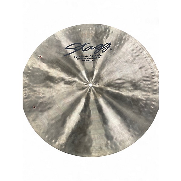 Used Stagg 21in Hand Made VB-RM21ZZ Sizzle Ride Medium Cymbal