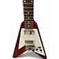 Used Gibson Custom 1967 Flying V Reissue Metallic Red Solid Body Electric Guitar