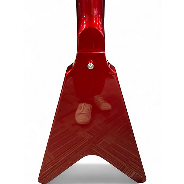 Used Gibson Custom 1967 Flying V Reissue Metallic Red Solid Body Electric Guitar