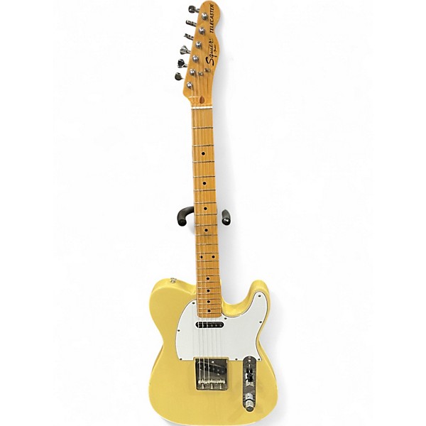 Vintage 1980s Squier TELECASTER MIJ Butterscotch Blonde Solid Body Electric Guitar