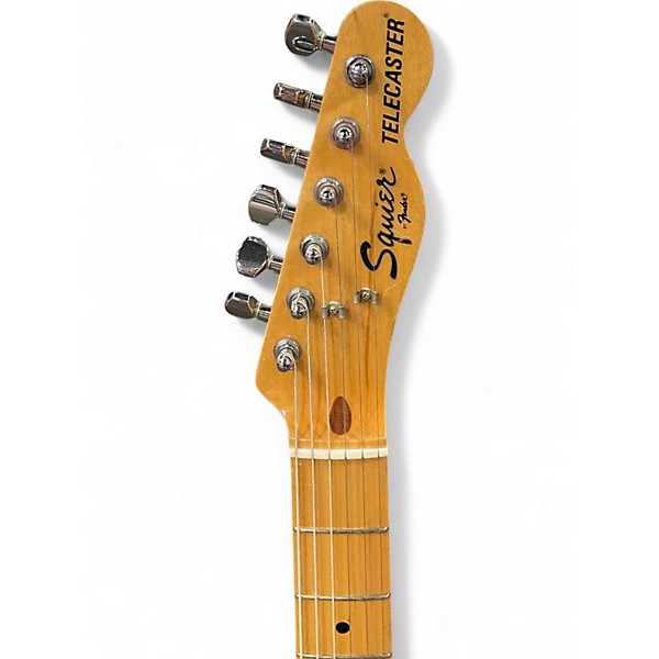 Vintage 1980s Squier TELECASTER MIJ Butterscotch Blonde Solid Body Electric Guitar