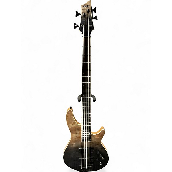 Used Schecter Guitar Research sls elite 5 black fade burst Electric Bass Guitar