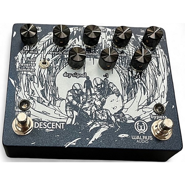 Used Walrus Audio Descent Reverb Effect Pedal