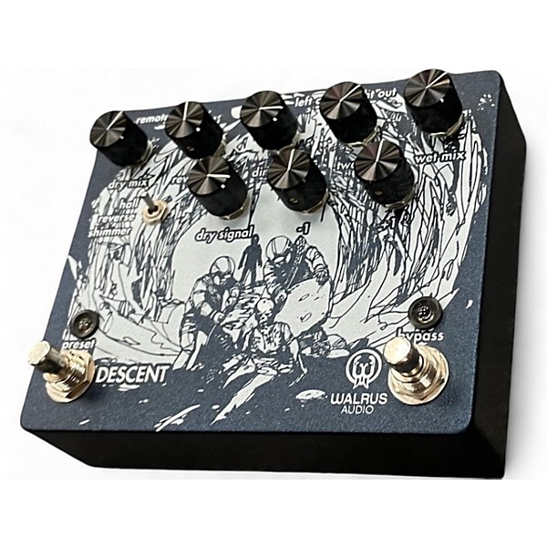 Used Walrus Audio Descent Reverb Effect Pedal