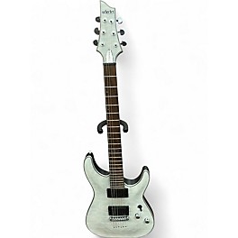 Used Schecter Guitar Research C1 Platinum Trans White Solid Body Electric Guitar