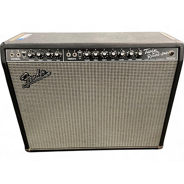 Used Fender 1965 Reissue Twin Reverb 85W 2x12 Tube Guitar Combo Amp