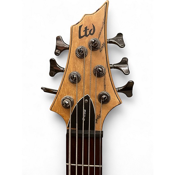 Used ESP LTD B206SM 6 String Natural Electric Bass Guitar