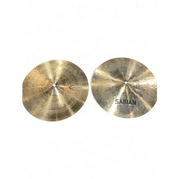 Used SABIAN 14in Crescent Fat Hats Cymbal,New Products : American Fashion Style Bags On Sale