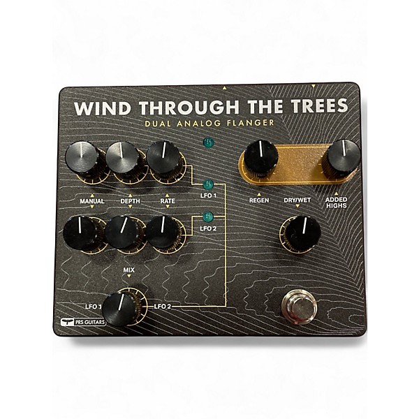 Used 2024 PRS Wind Through the Trees Dual Analog Flanger Effect Pedal