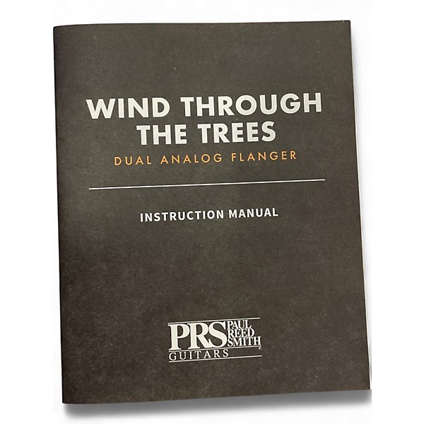 Used 2024 PRS Wind Through the Trees Dual Analog Flanger Effect Pedal