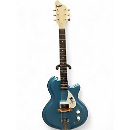 Used Supro AMERICANA SAHARA Blue Solid Body Electric Guitar