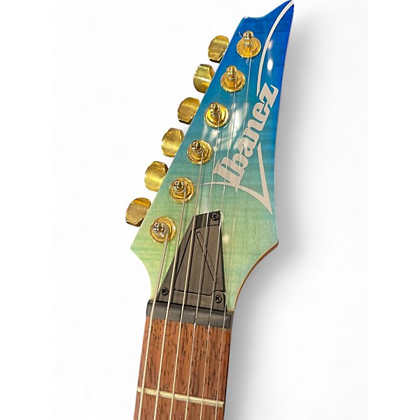 Used Ibanez RG421HPFM BLUE REEF GRADUATION Solid Body Electric Guitar