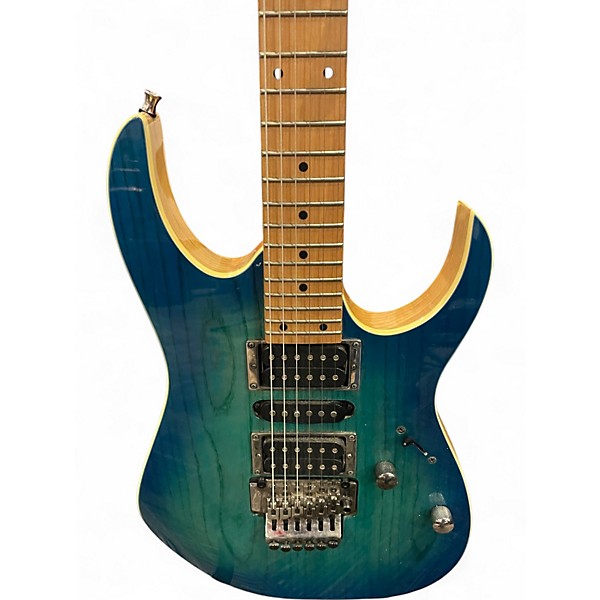 Used Ibanez RG470AHM Blue Solid Body Electric Guitar