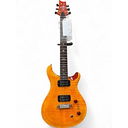 Used PRS SE CUSTOM 24 PAULS GUITAR FLAMED YELLOW Solid Body Electric Guitar