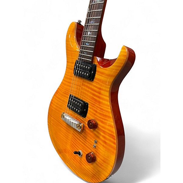 Used PRS SE CUSTOM 24 PAULS GUITAR FLAMED YELLOW Solid Body Electric Guitar