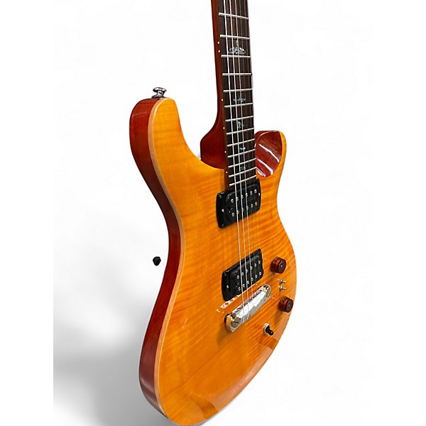 Used PRS SE CUSTOM 24 PAULS GUITAR FLAMED YELLOW Solid Body Electric Guitar