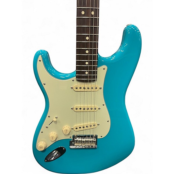 Used Fender American Professional II Stratocaster Left Handed Miami Blue Electric Guitar