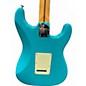 Used Fender American Professional II Stratocaster Left Handed Miami Blue Electric Guitar