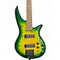 Used Jackson JS 4-STRING BASS GREEN BURST QUILT Electric Bass Guitar