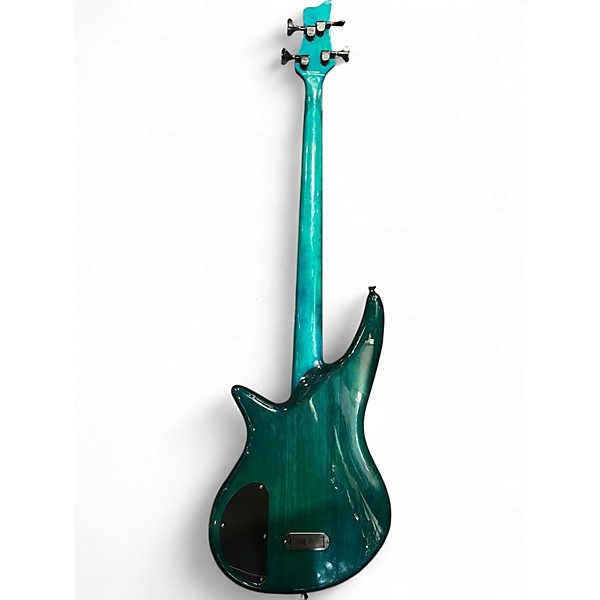 Used Jackson JS 4-STRING BASS GREEN BURST QUILT Electric Bass Guitar