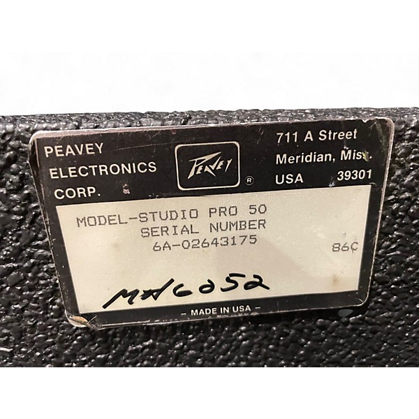 Used Peavey STUDIO PRO 50 Guitar Combo Amp