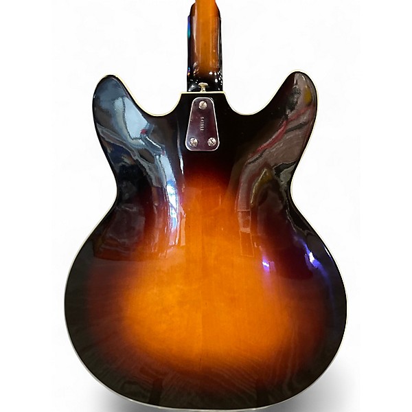 Vintage 1967 Hagstrom Viking Bass Sunburst Electric Bass Guitar