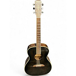 Used Alvarez AFH700WEOB Trans Black Acoustic Guitar