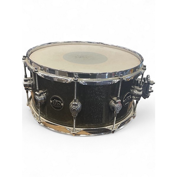 Used DW 5 Piece Performance Series Pewter Sparkel Drum Kit