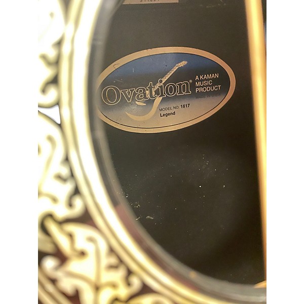 Used Ovation 1617 LEGEND Brown Acoustic Electric Guitar