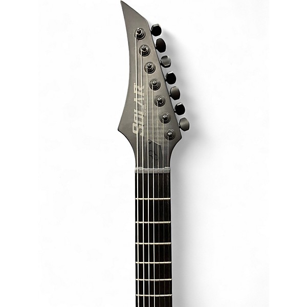 Used Solar Guitars T2.7 Flame Black Burst Solid Body Electric Guitar